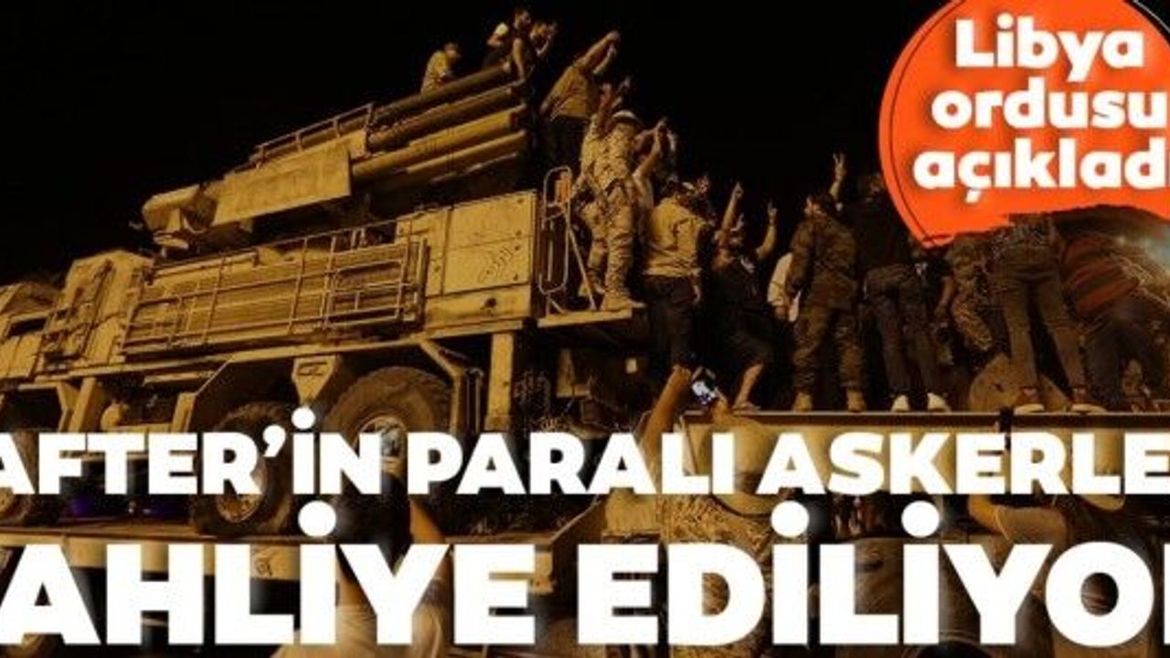 16 kargo uçağı Hafter'e bağlı paralı askerlerin tahliyesi için Libya'ya geldi