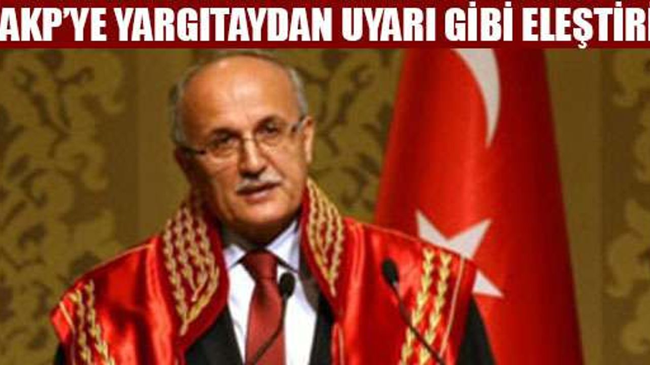 AKP'ye bir eleştiri de Yargıtay'dan