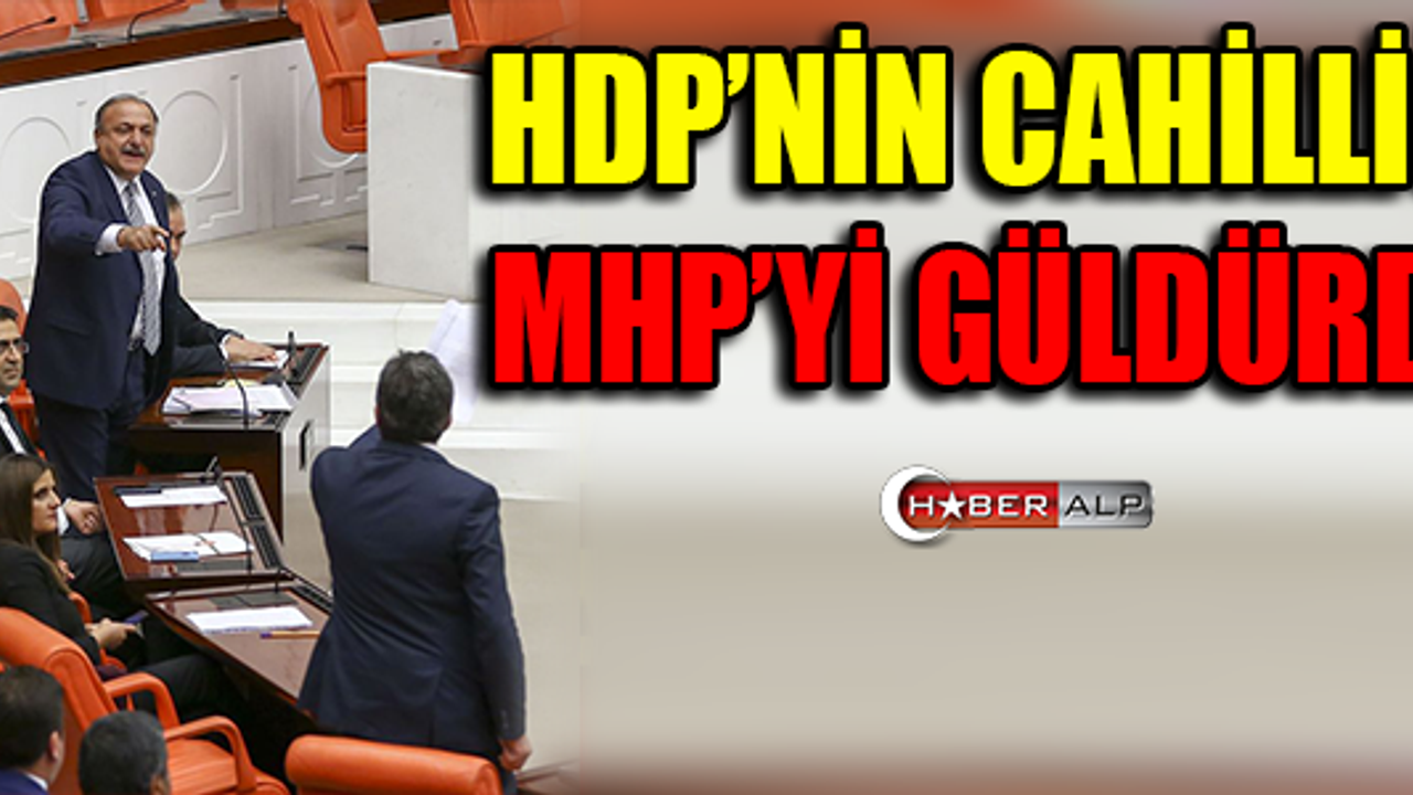 HDP'NİN CAHİLLİĞİ MHP'Yİ GÜLDÜRDÜ