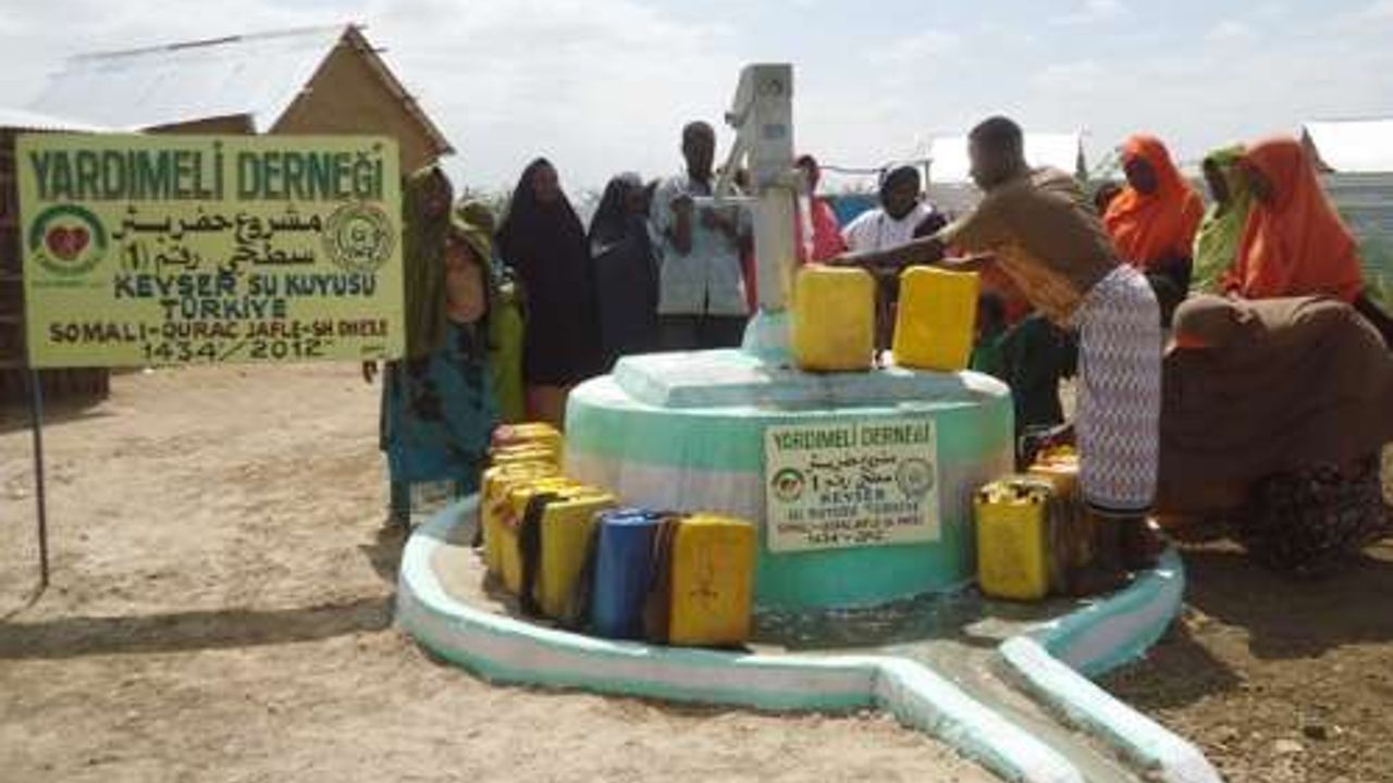 Yardımeli Derneği: Somali'de su kuyuları açmaya devam ediyoruz