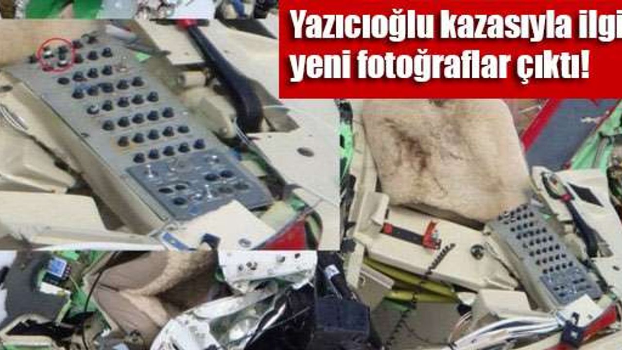 Yazıcıoğlu kazasıyla ilgili yeni fotoğraflar ortaya çıktı!