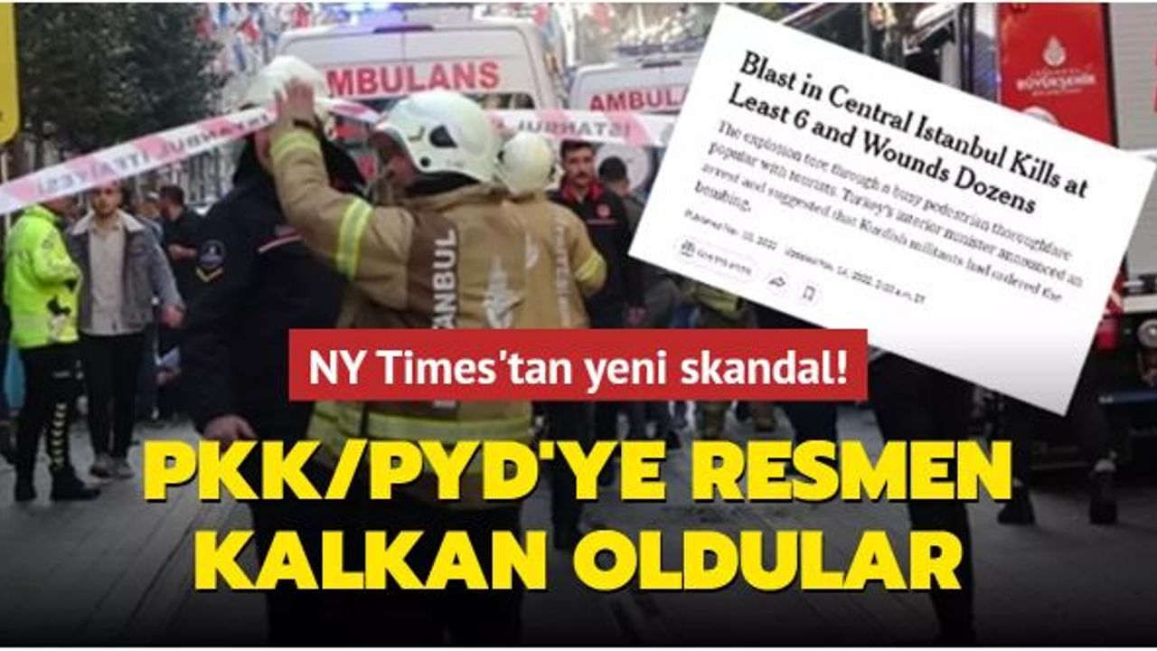 NY Times'tan yeni skandal! PKK/PYD'ye resmen kalkan oldular