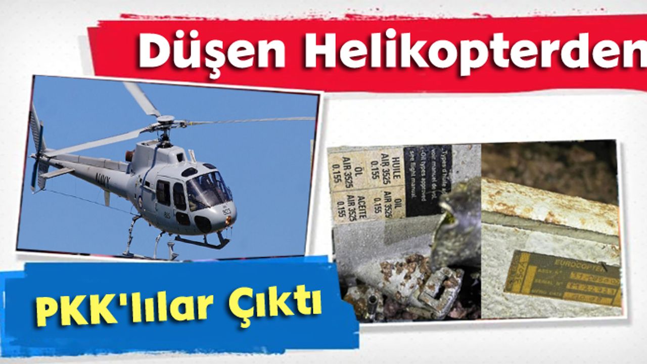 ABD'nin Türkiye Yalanı Ortaya Çıktı! Düşen Helikopterden PKK'lılar Çıktı