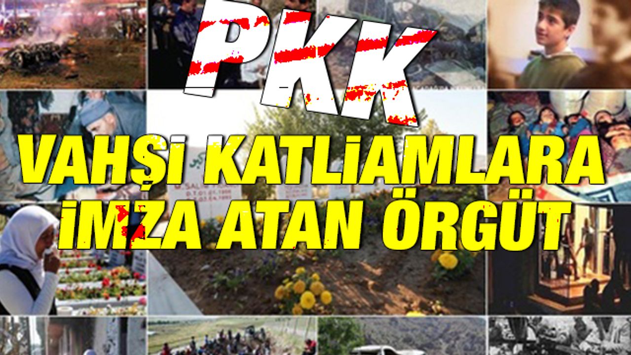 Bebek, çocuk, kadın, yaşlı demeden vahşi katliamlara imza atan örgüt: PKK