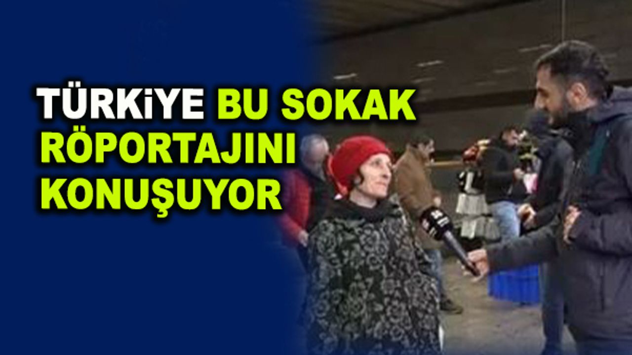 Türkiye bu sokak röportajını konuşuyor. Sosyal çürüme cevabını veren kadının kim olduğu belli oldu
