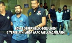 Adana'da 7 bombalı araçla eylem hazırlığı yapan 5 kişi yakalandı
