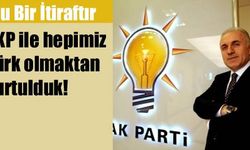 AKP İstanbul İl Başkanı, Hepimiz Türk olmaktan kurtulduk
