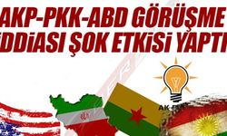 AKP-PKK-ABD GÖRÜŞME İDDİASI ŞOK ETKİSİ YAPTI!