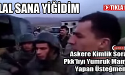 Askere Kimlik Soran Pkk'lıyı Yumruk Manyağı Yapan Üsteğmen