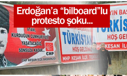 ERDOĞAN'A TÜRKİSTAN'A HOŞ GELDİNİZ PROTESTOSU