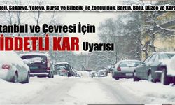 İstanbul için kuvvetli kar uyarısı!