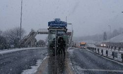 İstanbul'da beklenen kar, kısa sürede beyaza bürüdü