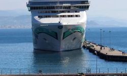 Kruvaziyer gemi, Alanya'ya 55 ülkeden 2 bin 394 turist getirdi
