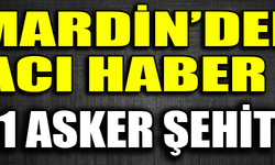 MARDİN'DEN ACI HABER ! 1 ASKER ŞEHİT