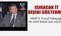 MHP’li Yusuf Halaçoğlu: Isıracak it dişini göstermez
