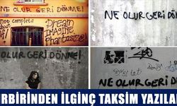 Taksim'de duvar yazıları