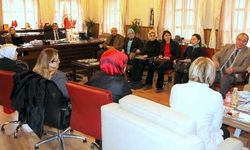 Türkiye Kadınlar Kültür ve Dayanışma Birliği'nden Rektör Uçar’a ziyaret