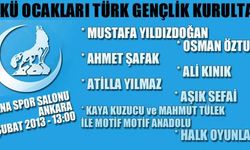 Ülkü Ocakları 'Türk Gençlik Kurultayı' Düzenliyor