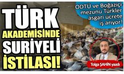 Akademiler Türklere kapatıldı bunun başka açıklaması yok!