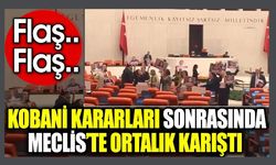 Kobani kararları sonrasında Meclis’te ortalık karıştı