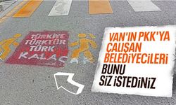 Van'da Kürtçe trafik uyarılarının üzerine 'Türkiye Türk’tür, Türk kalacak' yazıldı