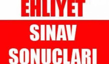 14 Aralık 2013 Ehliyet Sınavı Sonuçları açıklandı