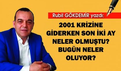 2001 KRİZİNE GİDERKEN SON İKİ AY NELER OLMUŞTU? BUGÜN NELER OLUYOR?