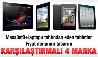 2013'ün en iyi tabletleri