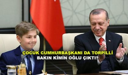 23 NİSAN CUMHURBAŞKANI OLAN ÇOCUK BİLE TORPİLLİ