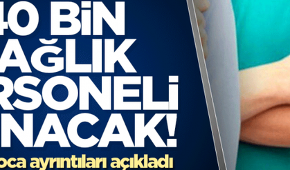 40 bin sağlık personeli alınacak! Bakan Koca ayrıntıları açıkladı