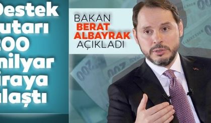 Bakan Albayrak toplam destek tutarını açıkladı