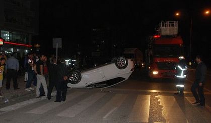 Batman’da otomobil takla attı: 2 yaralı