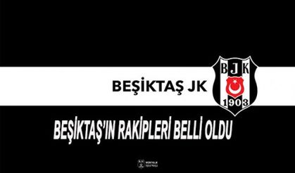 BESIKTAS'IN RAKIPLERI BELLI OLDU: 