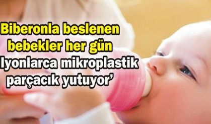 Biberonla beslenen bebekler her gün 'milyonlarca mikroplastik parçacık yutuyor'