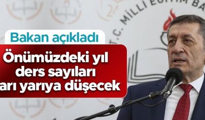 Ders sayılarında değişiklik