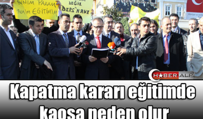 Dershanecilerden ortak tepki