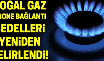 Doğal gaz abone bağlantı bedelleri yeniden belirlendi!