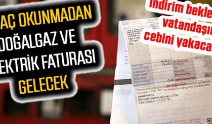 Doğalgaz ve elektrik faturaları sayaç okunmadan gelecek