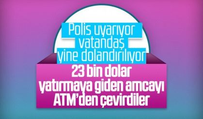 Dolandırıcılara para yatıracakken polis durdurdu