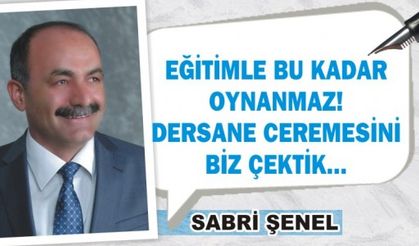 EĞİTİMLE BU KADAR OYNANMAZ! DERSANE CEREMESİNİ BİZ ÇEKTİK!