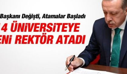 Erdoğan 14 Üniversiteye Yeni Rektör Atadı