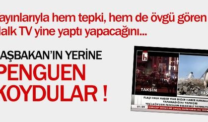 Erdoğan'ı ve AKP'lileri penguen gösterdiler !