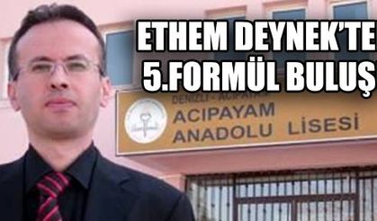 ETHEM DEYNEK’TEN 5.FORMÜL BULUŞU