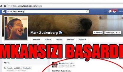  Facebook'ta imkansızı başardı