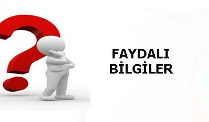 FAYDALI BİLGİLER