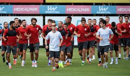 Galatasaray günü tek idmanla tamamladı