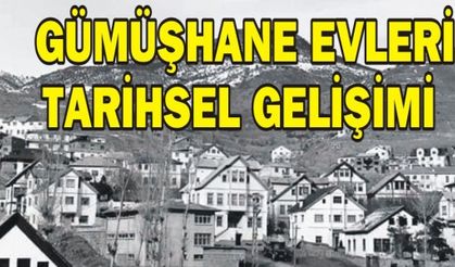 Gümüşhane Evleri, Tarihsel gelişimi..