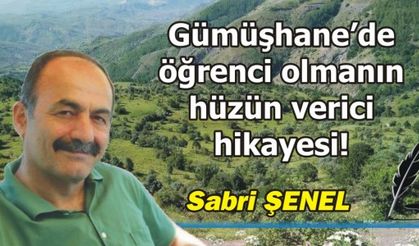 Gümüşhane’de öğrenci olmanın hüzün verici hikayesi!