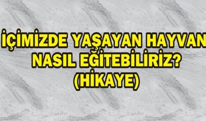 İÇİMİZDE YAŞAYAN HAYVANI NASIL EĞİTEBİLİRİZ? (HİKAYE)