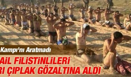İsrail Filistinlileri Yarı Çıplak Gözaltına Aldı